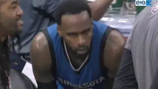 Shabazz Muhammad dunks on Bismack Biyombo - Timberwolves @ Magic 11/9/2016