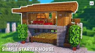 Minecraft : How to Build a Simple Starter House