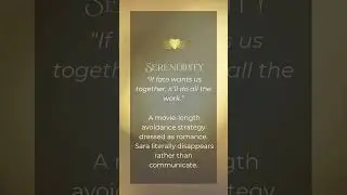 The Damsel Quotient - Serendipity #PopCultureEQ #WithIntent #DamselQuotient #RomanticMyths