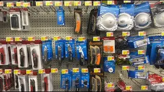 WALMART Trip To Check Out Their Utility Knife Selection & New Zippo Products...