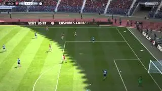 FIFA 15 FUT Amazing goal with leighton baines