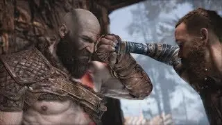 God Of War 4 - The Stranger Boss Fight (GMGOW)
