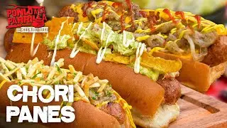 Choripanes americanos con 4 salsas caseras 🌭 Ponlo a la Parrilla