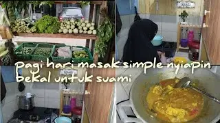 KEGIATAN PAGI HARI IRT DI DAPUR KONTRAKAN 3 PETAK SUPER SEMPIT | ADA KEJADIAN TAK TERDUGA DI DAPUR