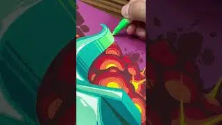 &ldquo;Graffiti on canvas&rdquo; What do you guys think!?