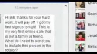 A new user makes their 1st sale ever online using our OMG Free Rotator - OMG Profit System - MYECON