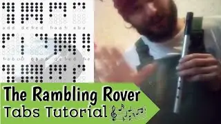 The Rambling Rover - Tin Whistle Tutorial with Tabs