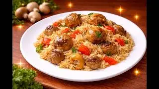 Mushroom Rice with Vegetables