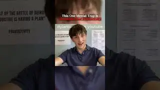 This One Mental Trap Is Wrecking Your Productivity Pt.1 |  #productivity #advice #motivation #shorts
