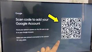 How to scan Google account in smart TV