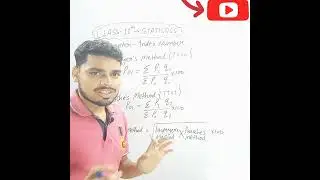 Index Number|Laspeyer's |Paasche's and Fisher's Method | Statistics | Class-11th