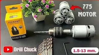 How to make drill chuck | How to make drill machine | Dc motor se drill machine kaise banaye