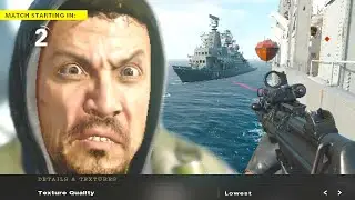 Playing BLACK OPS COLD WAR on the LOWEST SETTINGS...
