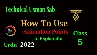 How to create animated videos | Explaindio | Technical Usman Sab |