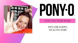 PONY-O ponytail holders. We're all about healthy hair. Try this easy, DIY hair mask.