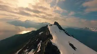 Angel by massive attack with views from a long range drone in Norway