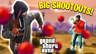 BIG SHOOTOUTS AND CRAZY FAILS | GTA V NoPixel RP