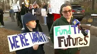 Teachers across North Carolina join statewide protest for better public education support