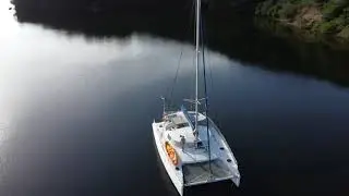 2004 FP BELIZE 43 HERMES Drone shot