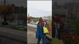Beautiful Victoria Island BC - Downtown - Morning - Tourist Spot, Place to Visit