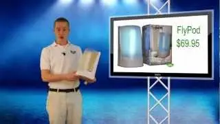 Best Fly Traps Fly Light - FlyPod Flying Insect Trap System