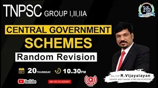 Central Government Schemes for Group 1, Group 2 , Group 2A || REVISION || NR IAS ACADEMY