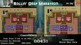 DEC 2016 Rollin Deep Marathon (16/23) The Legend of Zelda a Link to the Past All Dungeons