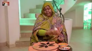 تركيب القماش والكريستال على التوب