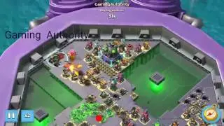 Boom Beach - Mega Crab Stage 25 with Scorcher and Tanks 2 attack