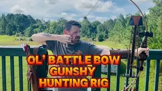 Ol&rsquo; Battle Bow & Gunshy Hunting Rig Shooting from a Tree Stand
