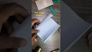 turn pvc pipe into sheet #short