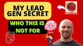 Who My Lead Gen Secret Is NOT For (Be Honest Before You Join MLGS)