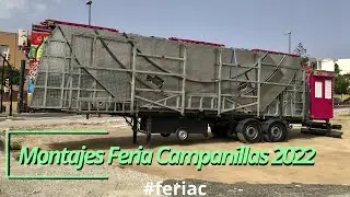 Montajes atracciones feria de Campanillas 2022