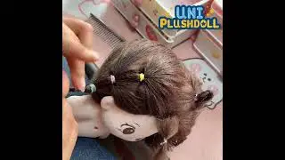 Uni Plush Doll 20cm Cotton Doll Hair Care Tutorial :  Tie a Simple and Cute Hairstyle