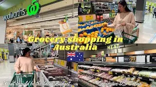 Grocery shopping in Australia🇦🇺  | Tips & Tricks for ideal budgeting | Expensive VS Cheap| Woolies