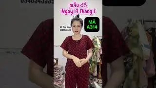 MÃ : A314❤️Ngày 13/1❤️Đồ Bộ Trung Niên Lụa Mango mềm mịn mặc rất mát thoải mái ạ✔️48_75 ký #sale 