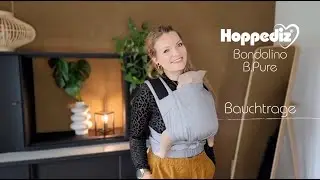 NEU - Babytrage BONDOLINO B.PURE - Bauchtrage | Hoppediz