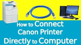 Как подключить копировальный аппарат Canon IR3300 или аппарат Xerox напрямую к ПК или ноутбуку че...