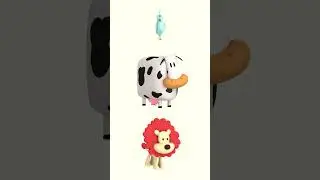 Scrambled Voices - Bird, Lion, Cow - Quiz Bits #babyfirsttv