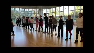 Modern Folk Dance team in Frankfurt, Germany - Training mix