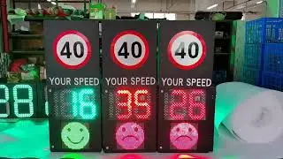 Solar Radar Speed Signs#TrafficSafety #roadsafety