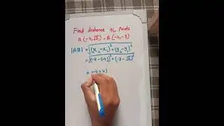 how find distance between two points #maths. #9thmathematics #ch9