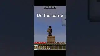 How to super fast bridge tutorial in Minecraft. #Minecraft #Tutorial