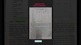 ASRB NET 2025 #foodtechnology#cereals#wheatstructure#plantoriginfood#like#comment#subscribemychannel