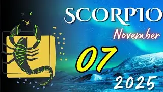 СКОРПИОН ♏😲 Символы власти, защиты и прошлых жизней❗🎁 Гороскоп на 7 ноября 2025 года