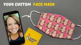 Your Customized face printed designer face mask- Custom Touch