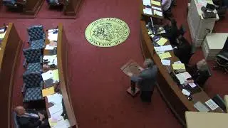 Arkansas State Senator Alan Clark talks about the process of passing SB294, an Education reform bill