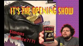 Strangling a pack of Crime and Punishment Cards: It's the Opening Show