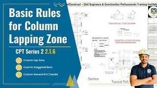 Basic Rules for Lapping length in Column l Lap length in RCC Column l Column Reinforcement Details