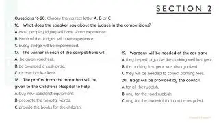 Ielts Listening - Actual Test 2019 - July